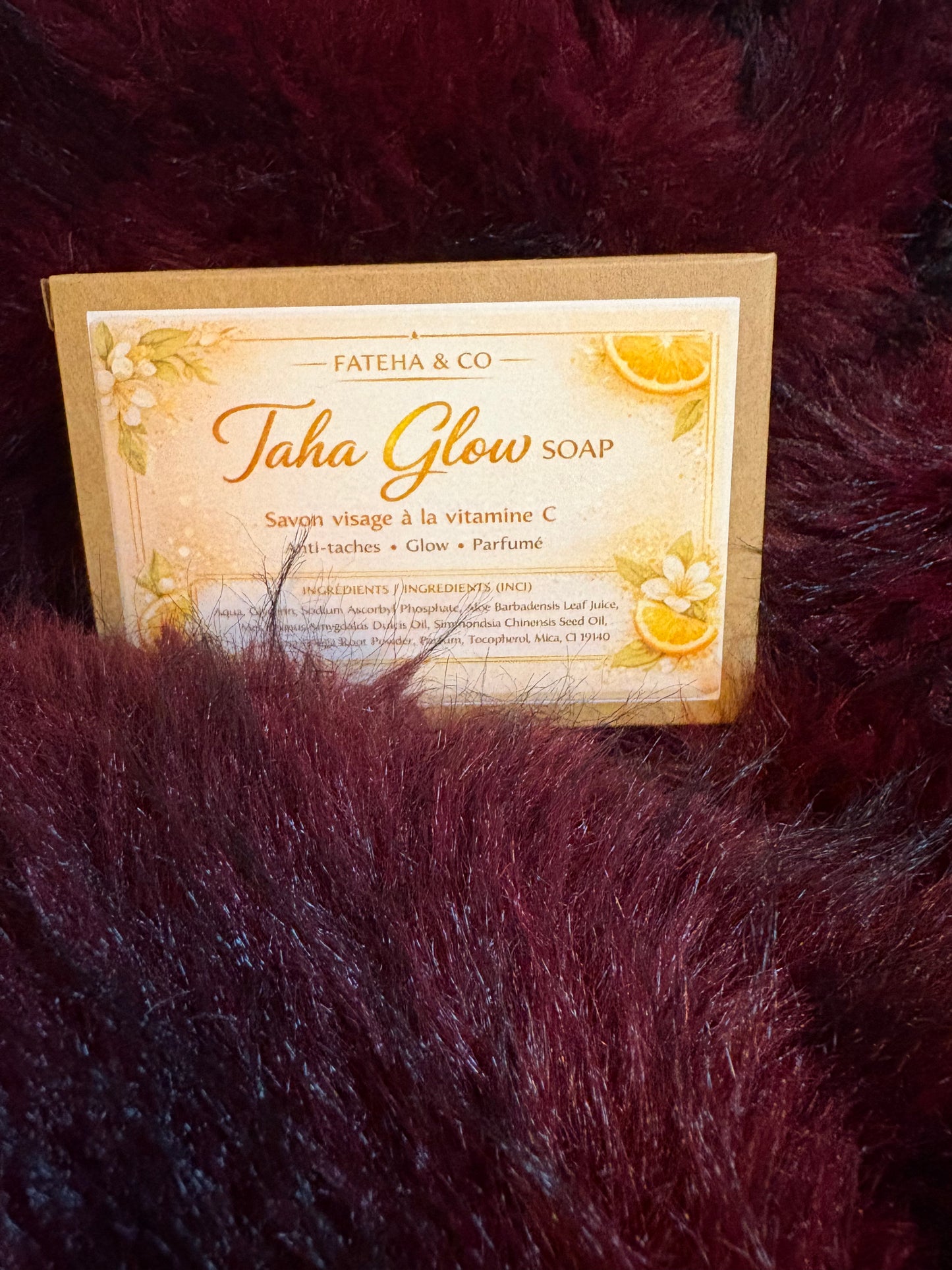 Taha Glow Soap – Savon vitamine C éclat