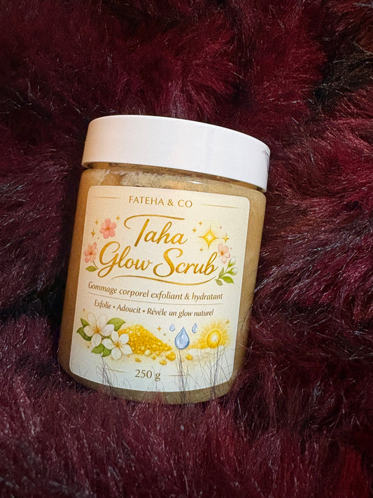 Taha Glow Scrub – Gommage corps exfoliant & hydratant