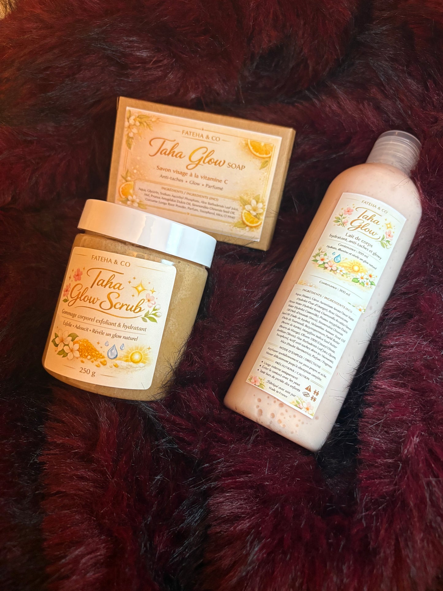 Pack Taha Glow – Routine corps éclat