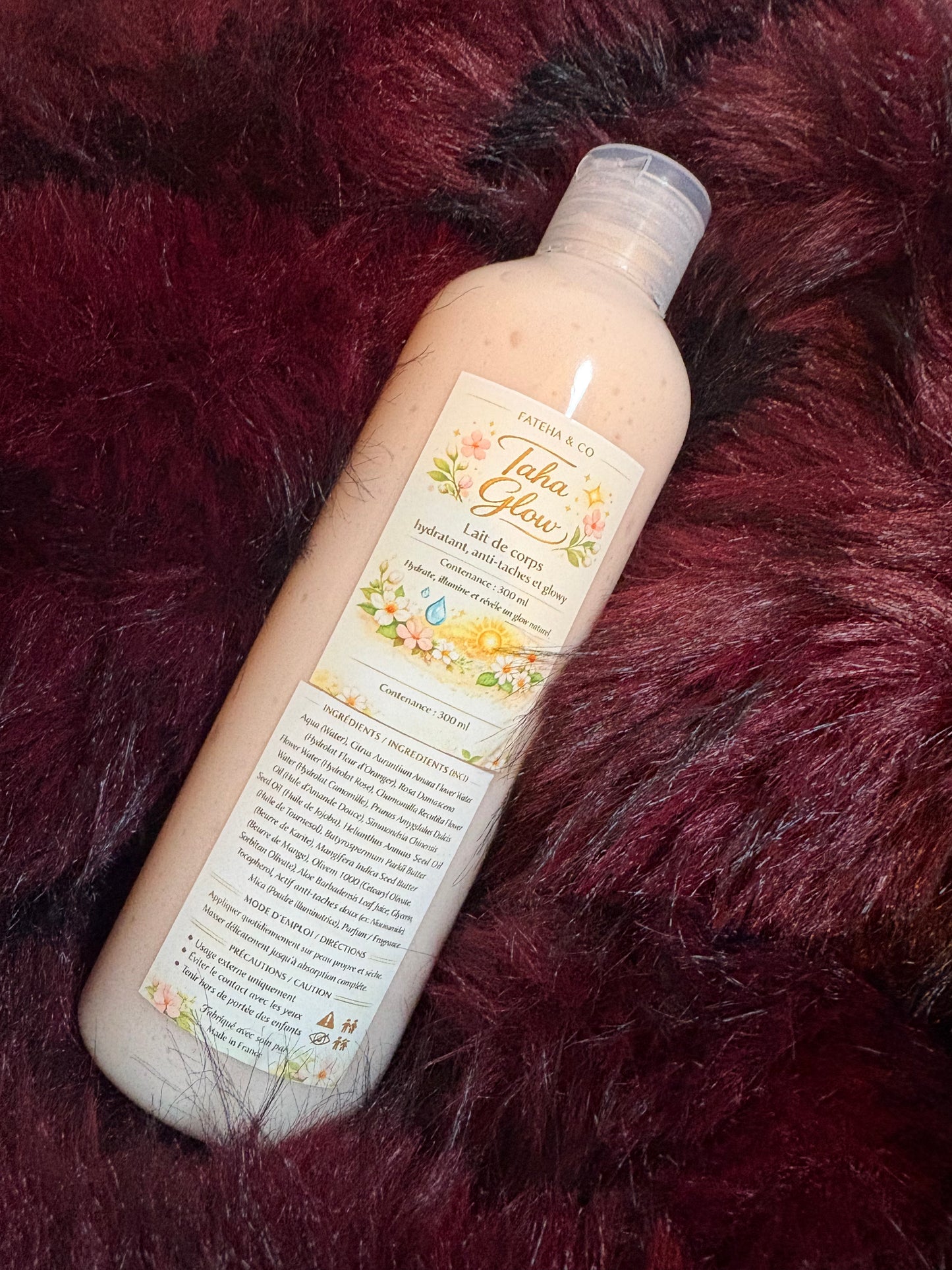 Taha Glow – Lait de corps hydratant & éclat