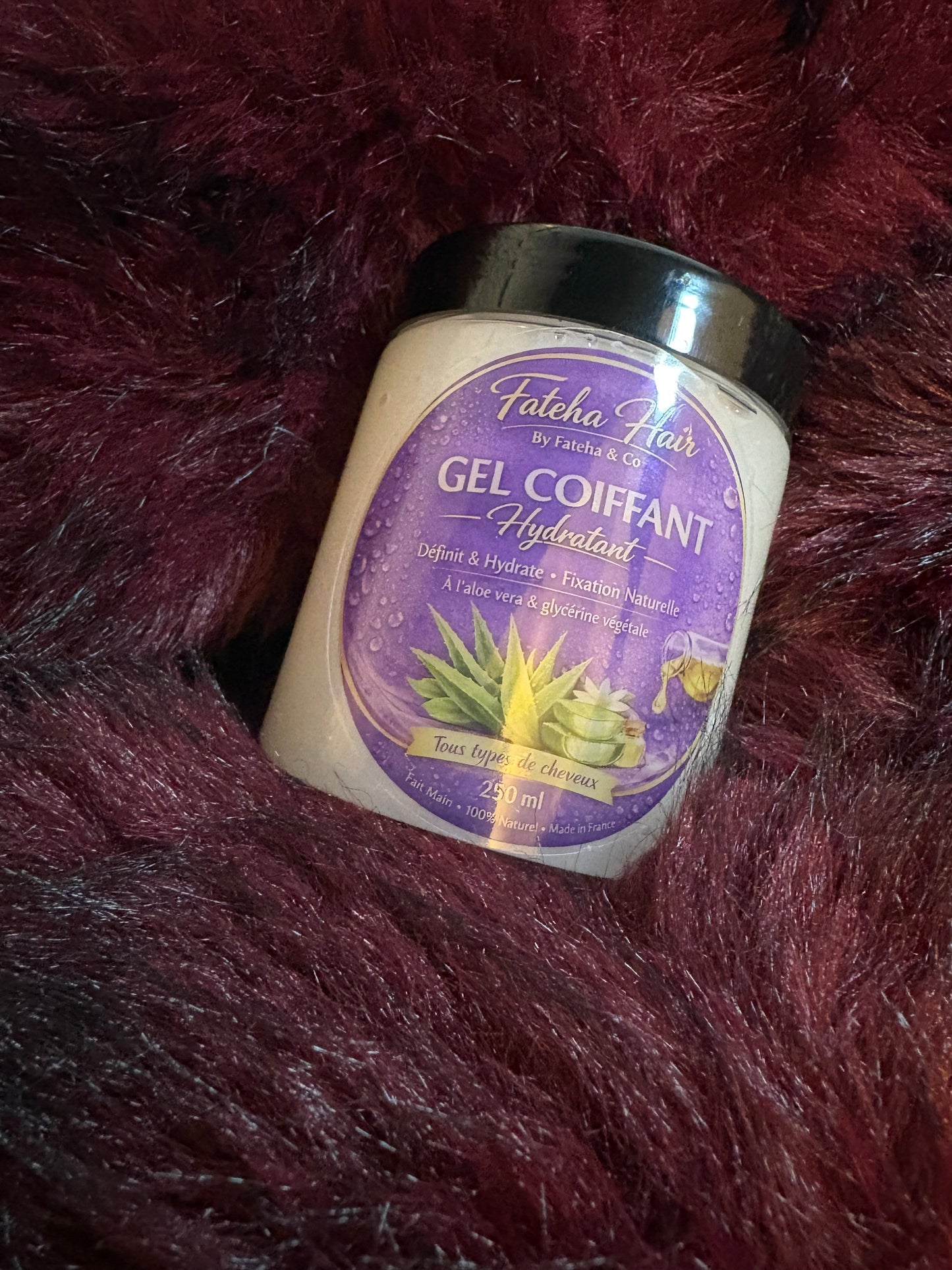 Gel coiffant hydratant – Fixation naturelle